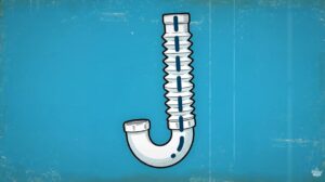 cartoon image of a p-trap